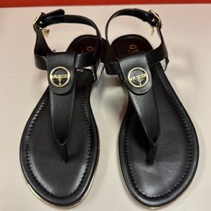 Guess black slides US 8